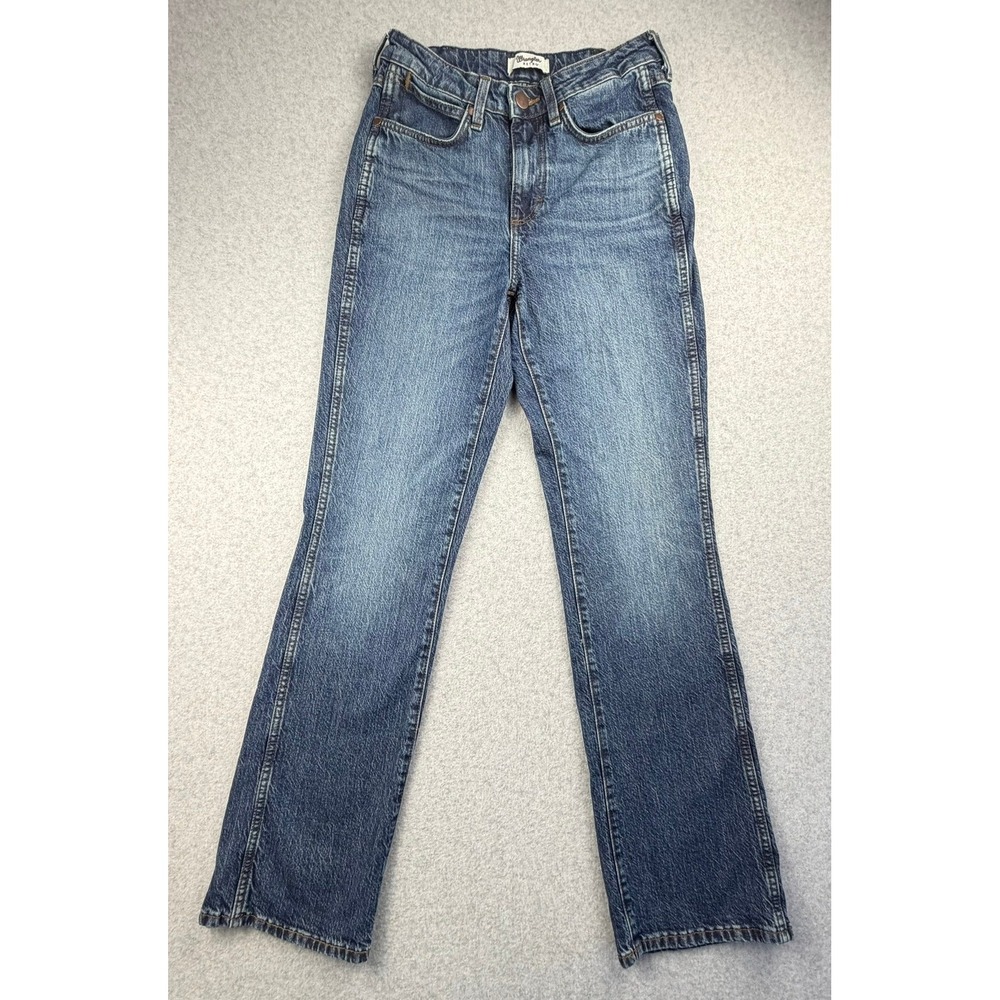 Wrangler Retro Womens High Rise Bootcut Jeans Blue Denim 27x32 112374990